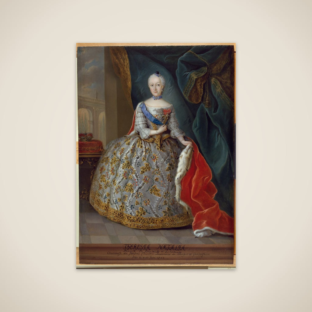 Theresia Natalia, prinsesse af Braunschweig og Lünebourg unframed print