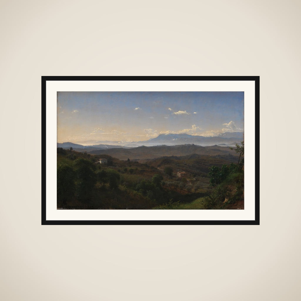Italiensk landskab framed
