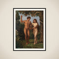 Eva frister Adam framed