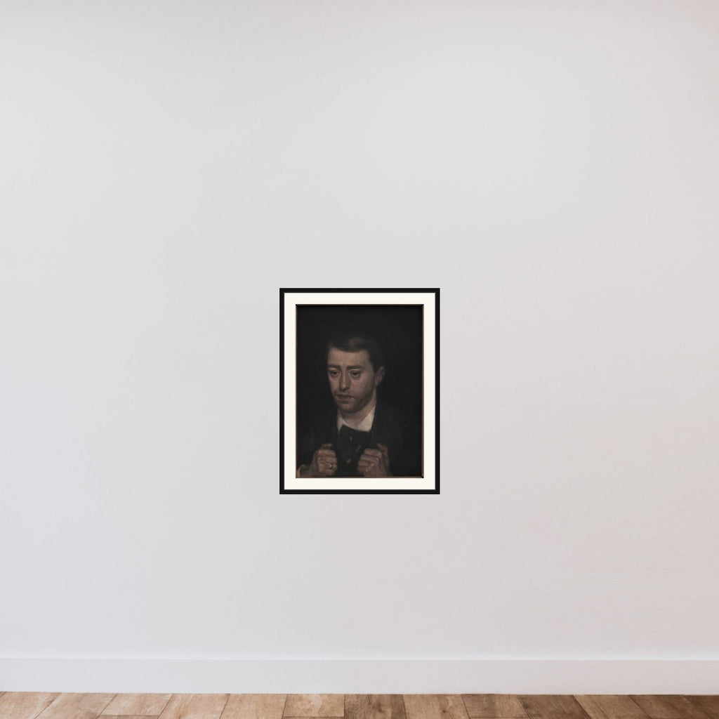 Komponisten Fini Henriques framed — shown to scale
