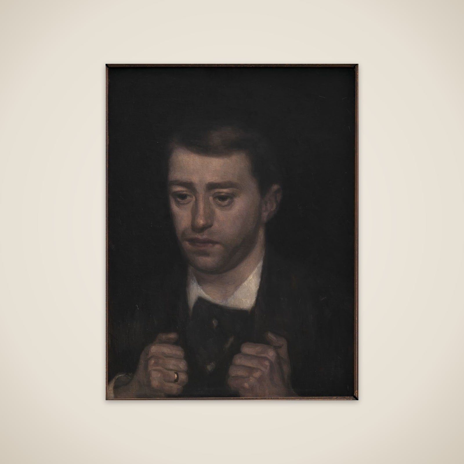 Komponisten Fini Henriques unframed print