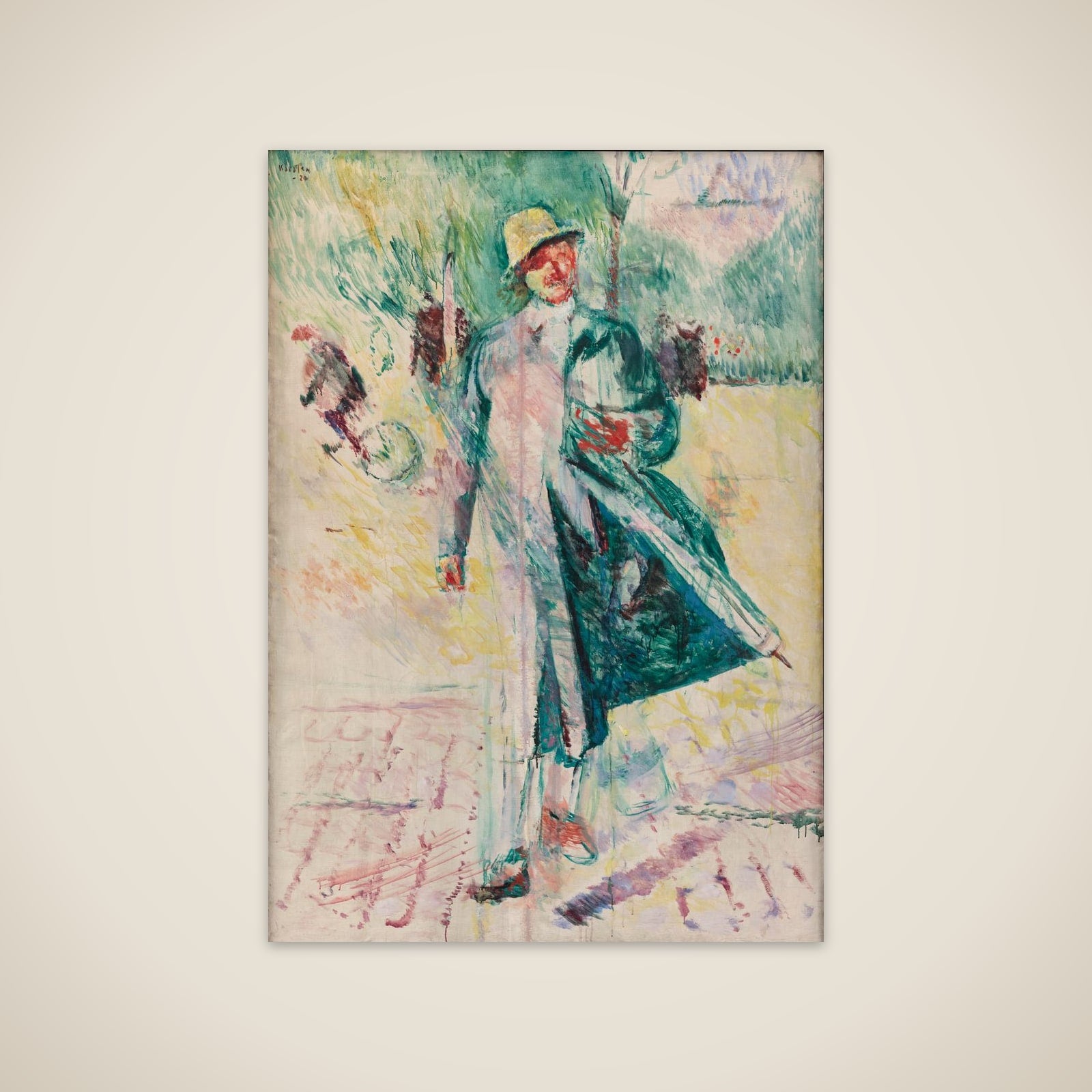 Selvportræt unframed print