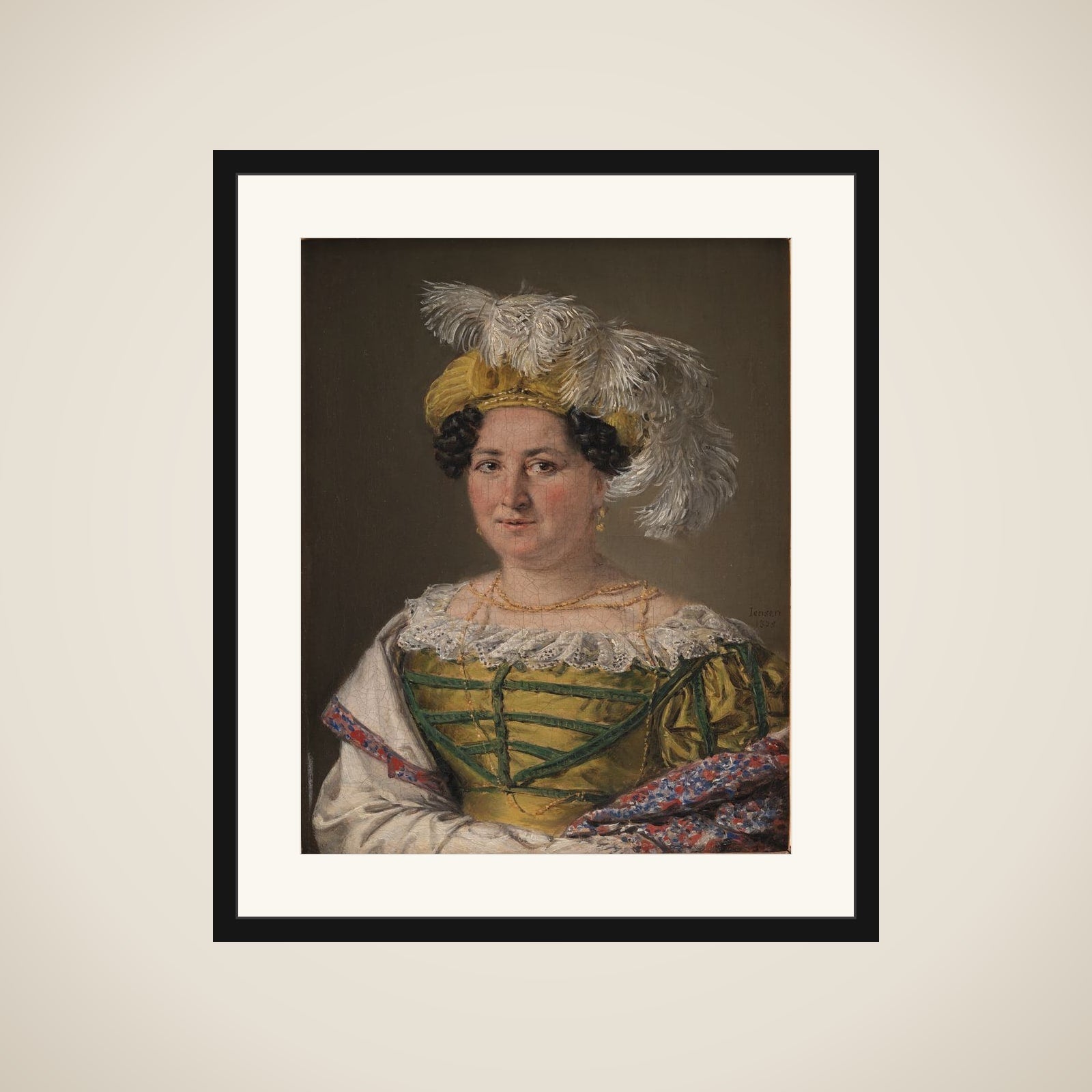 Oberstinde Pauline Hagen framed