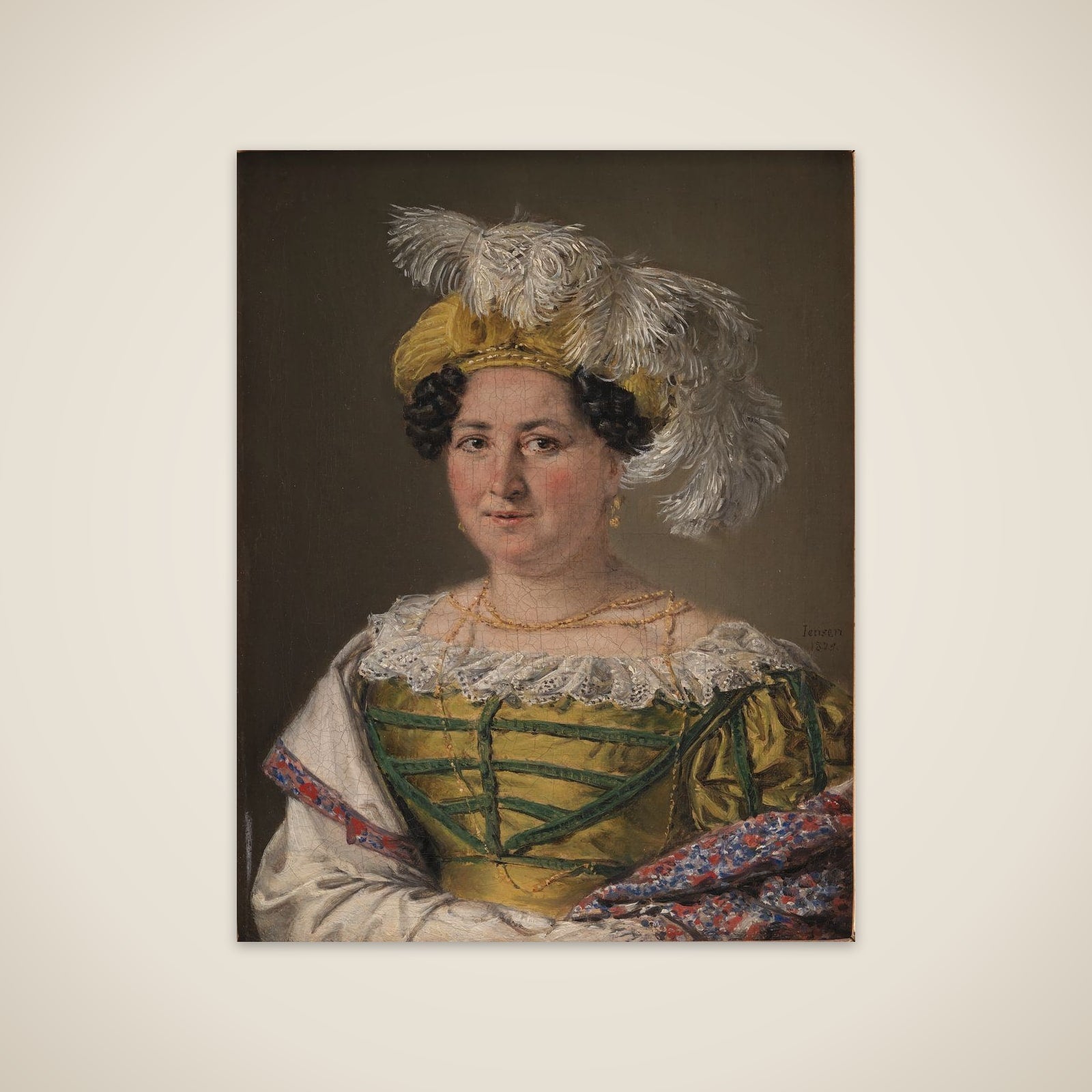 Oberstinde Pauline Hagen unframed print