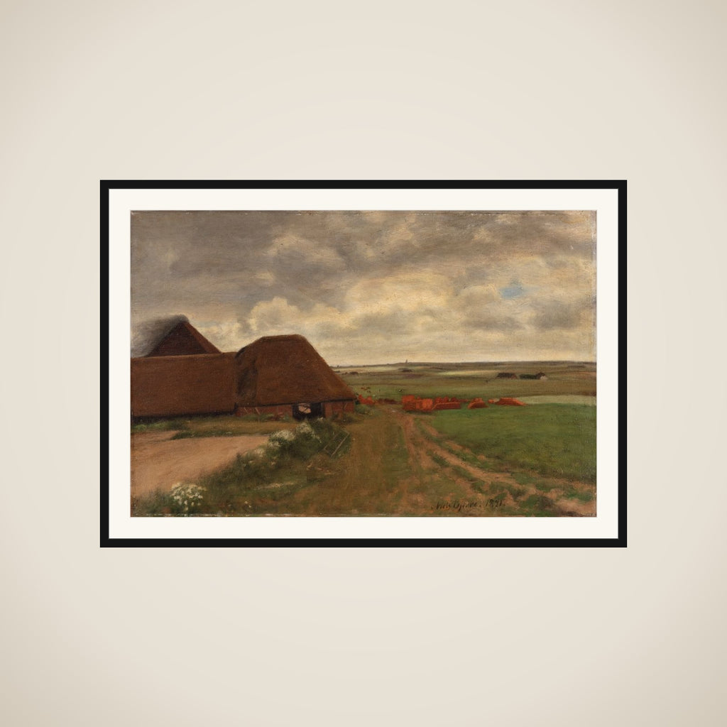 Ved et vestjysk teglværk. Gråvejr framed