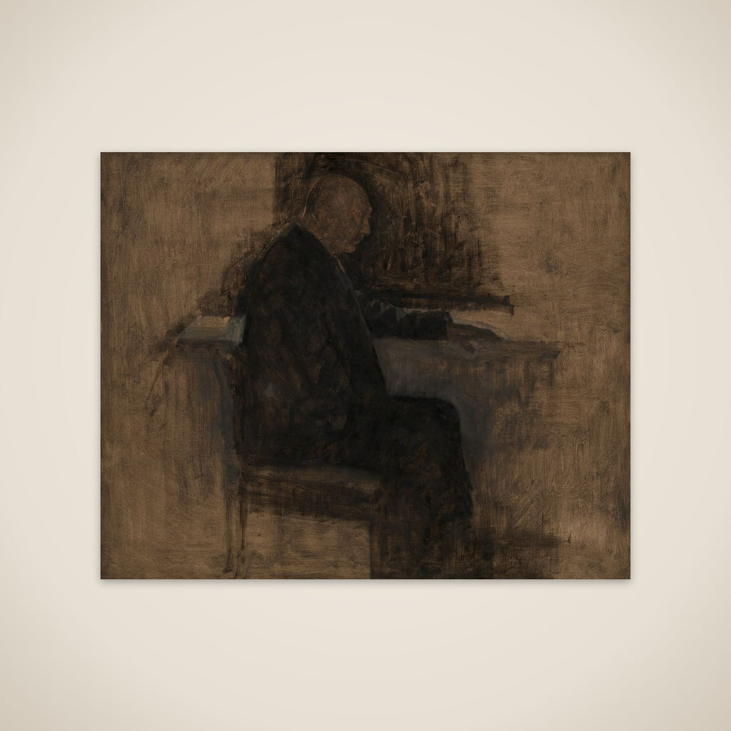 Arkitekten Thorvald Bindesbøll unframed print
