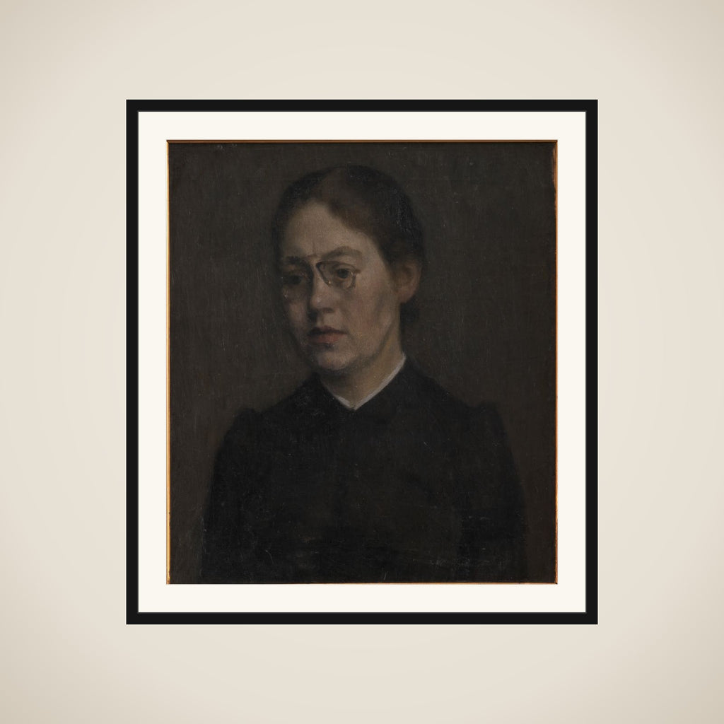 Maleren Elisabeth Wandel framed