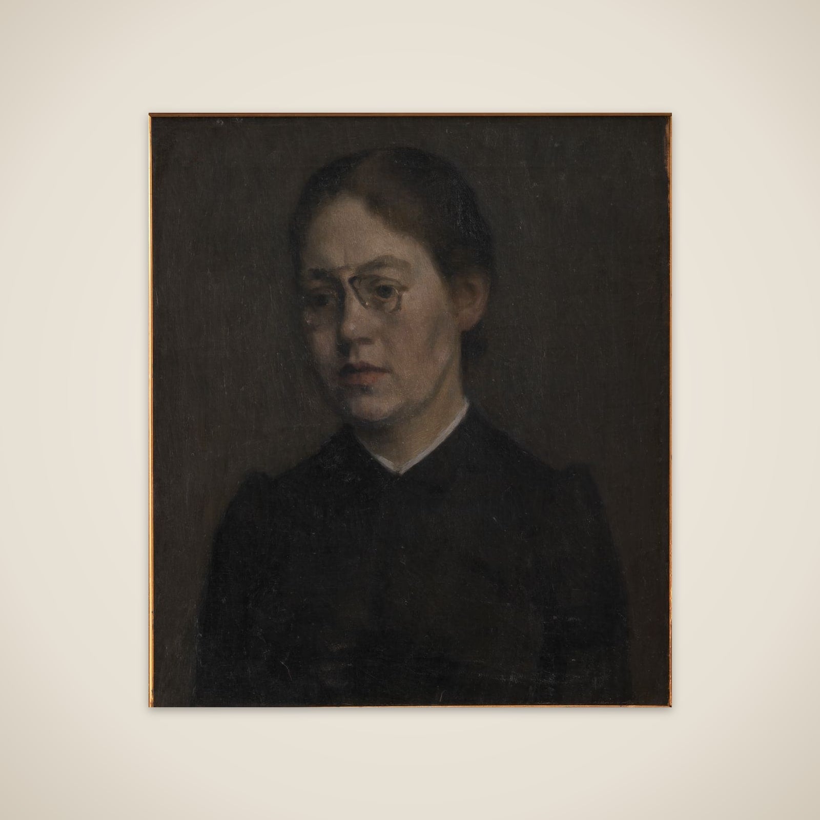 Maleren Elisabeth Wandel unframed print