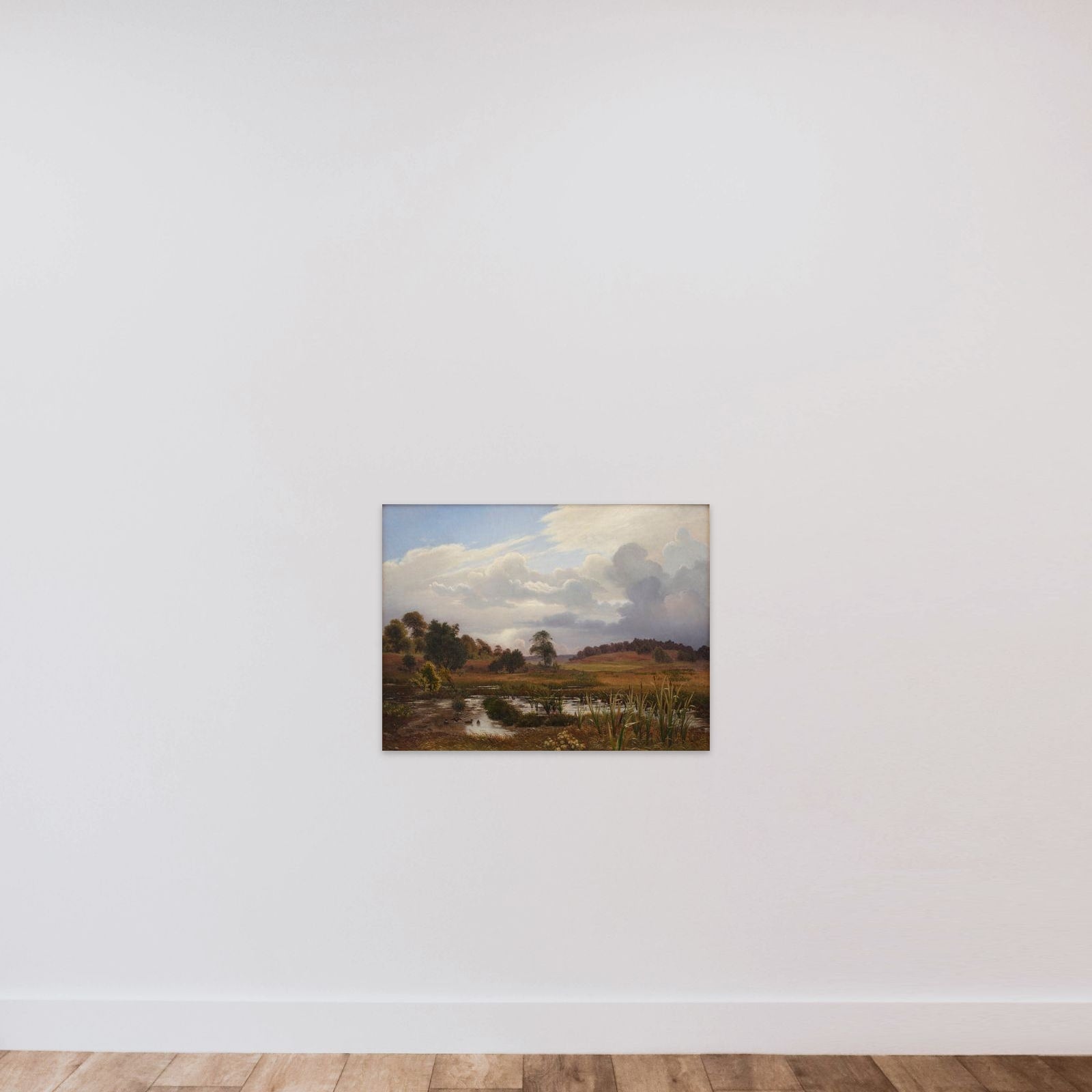 Landskab ved Nordskoven nær Jægerspris unframed — shown to scale