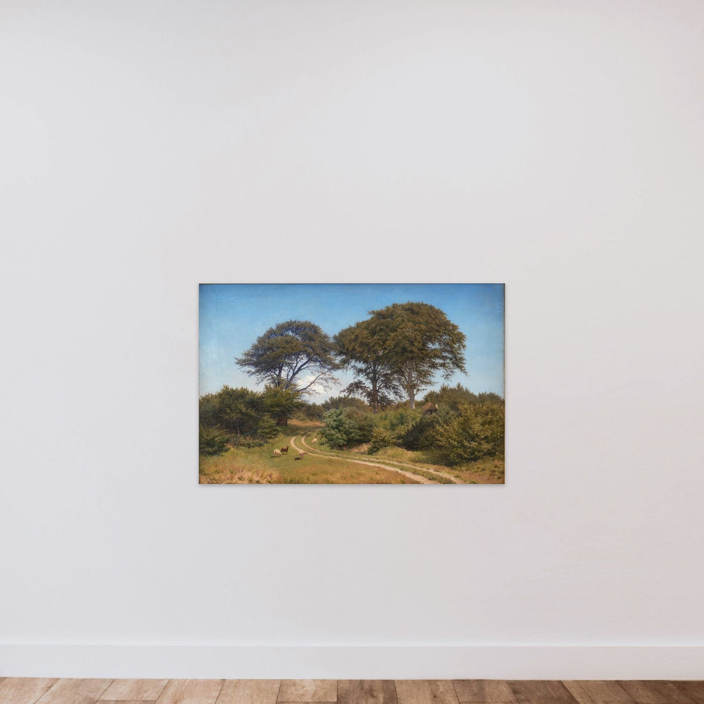 Parti af Færgelunden ved Jægerspris unframed — shown to scale