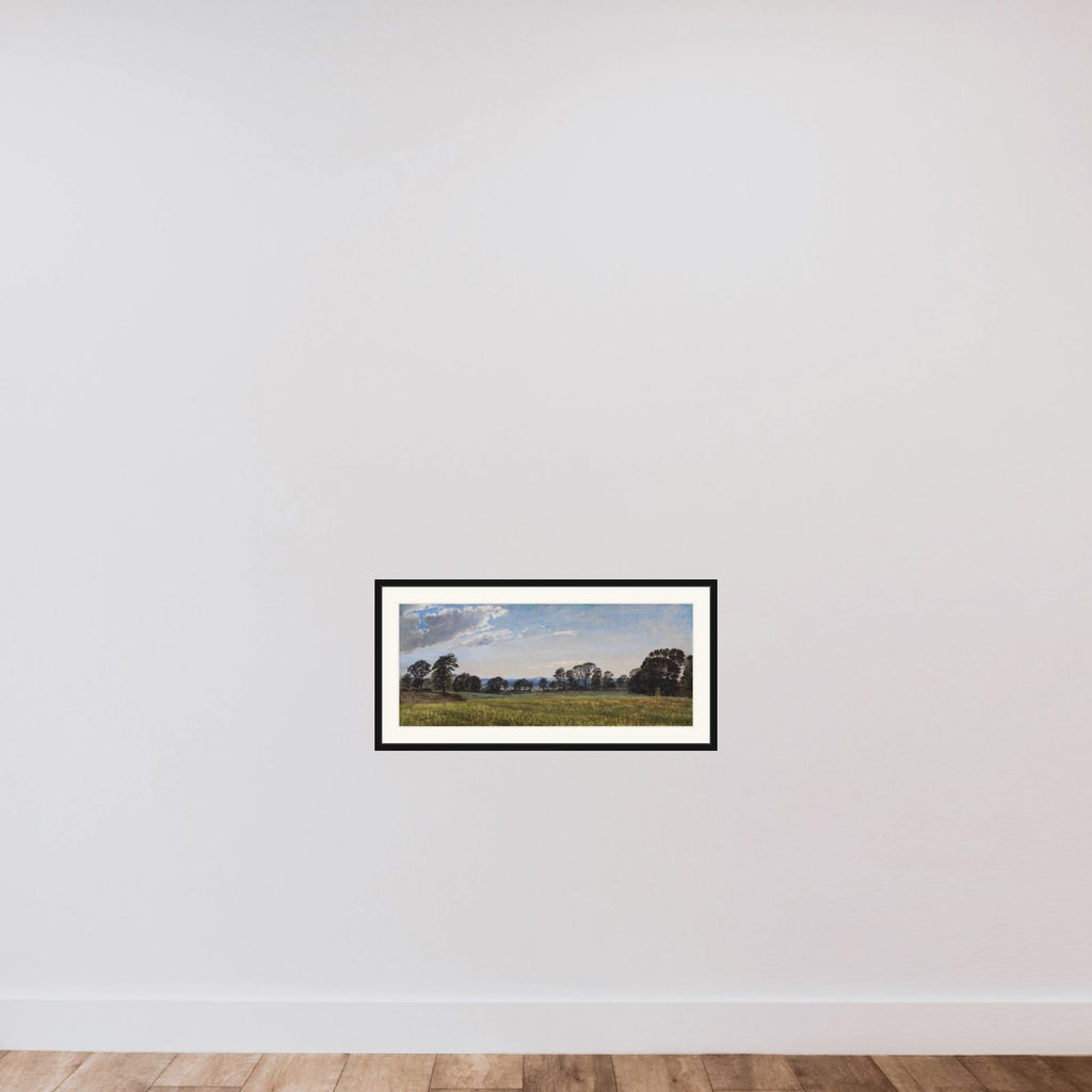 Engene ved Dortheaslyst framed — shown to scale