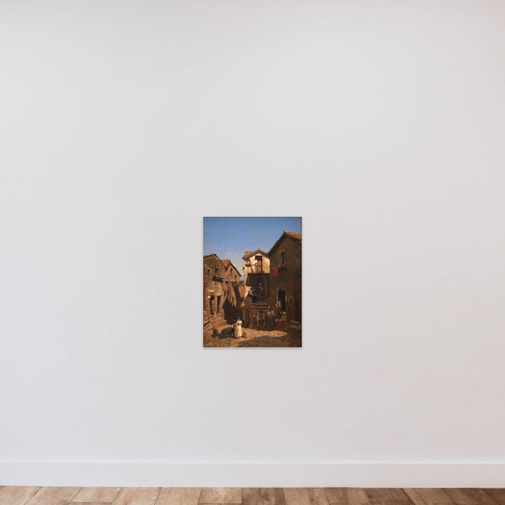 Gadeparti fra Gerano unframed — shown to scale