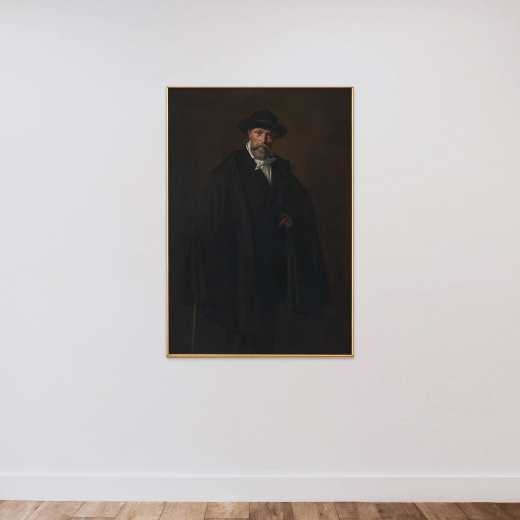 Maleren Constantin Hansen unframed — shown to scale
