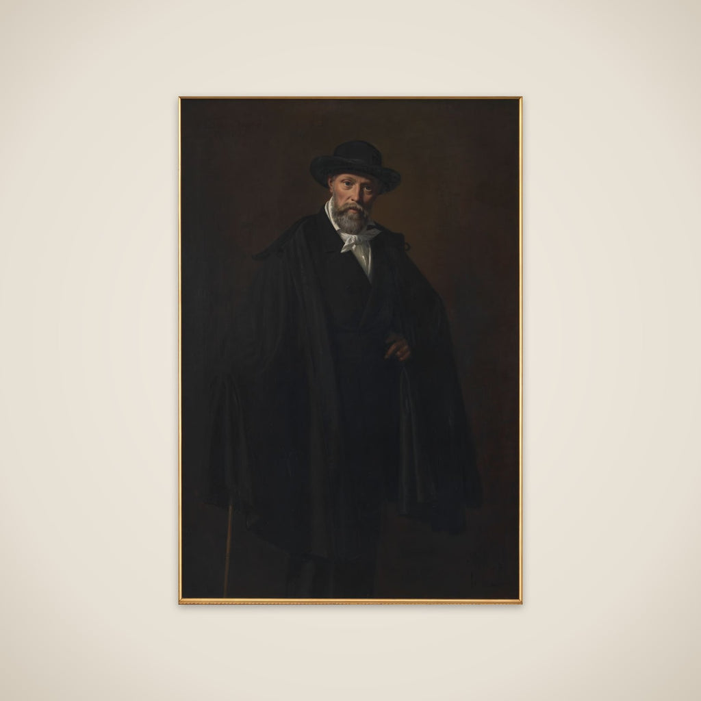 Maleren Constantin Hansen unframed print
