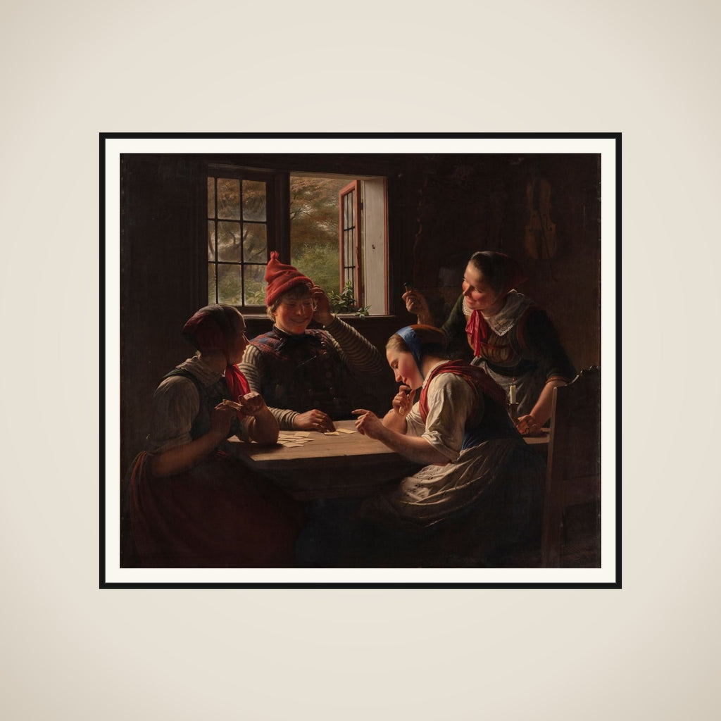 Sorteperspillerne framed