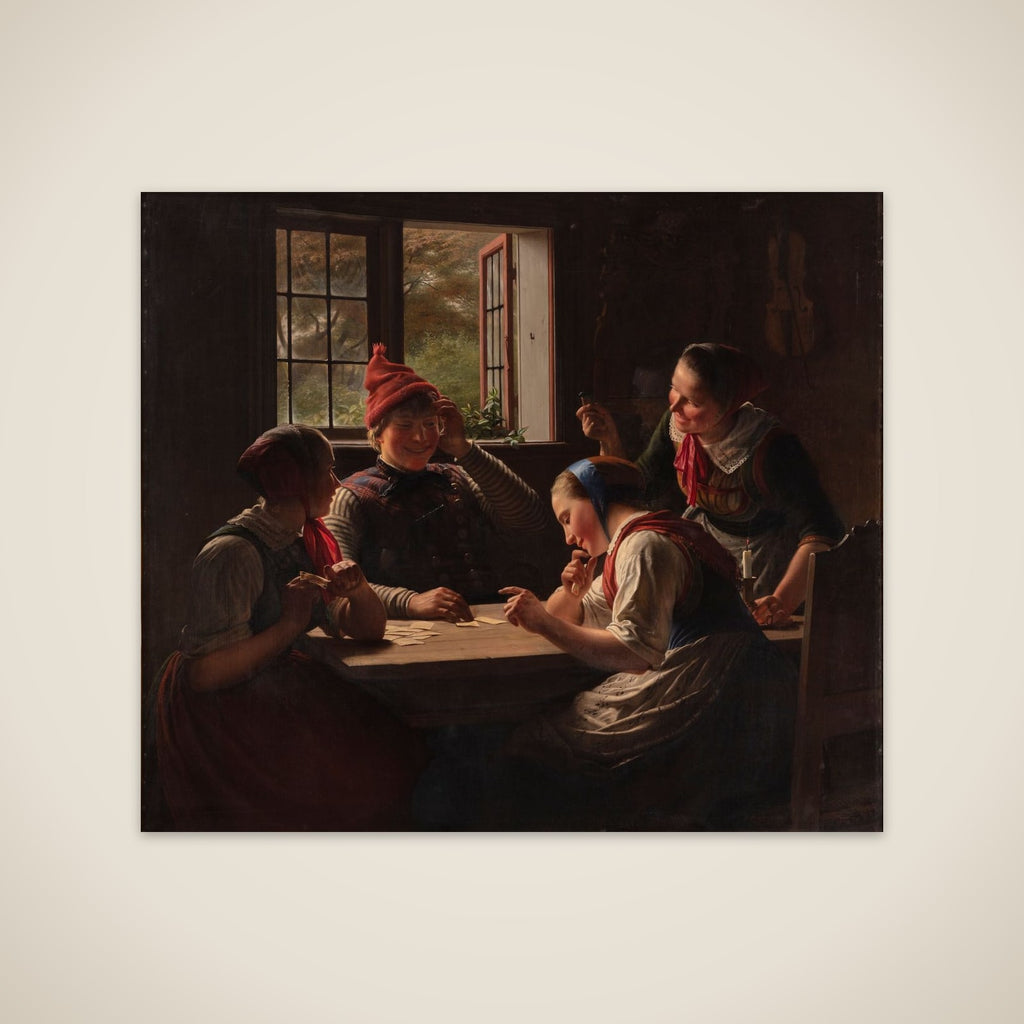 Sorteperspillerne unframed print