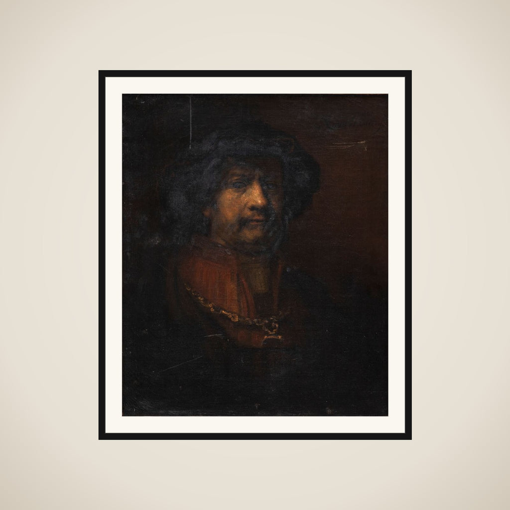 Portræt af Rembrandt framed